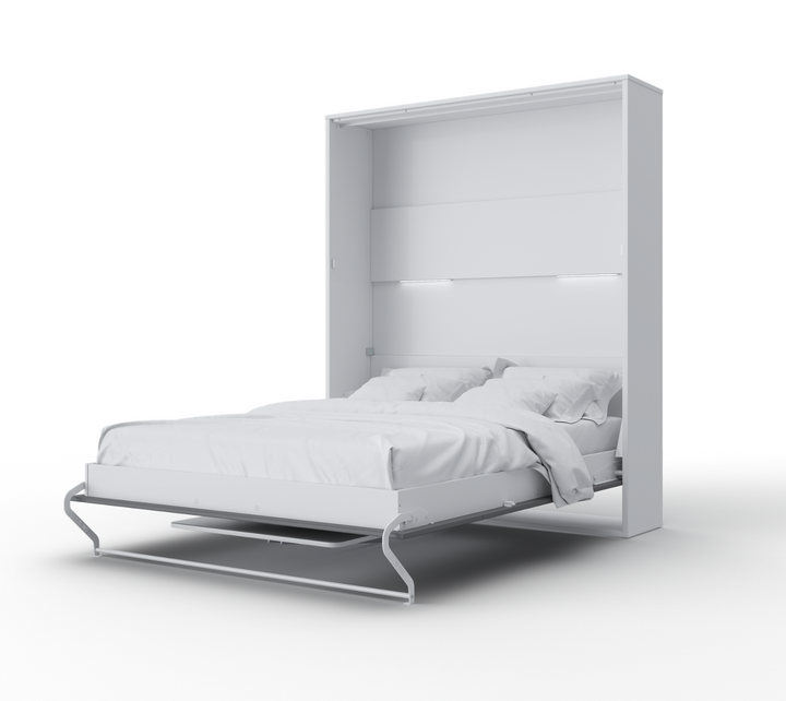 Murphy bed European Queen Vertical with Desk, mattress and LED included INVENTO sale