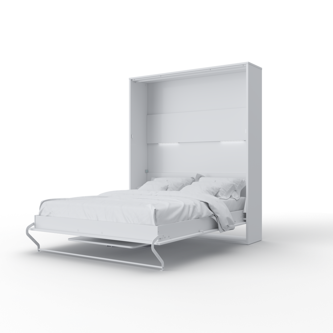 Murphy bed European Queen Vertical with Desk, mattress and LED included INVENTO sale