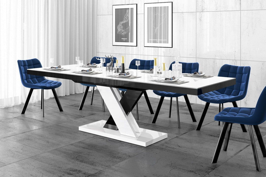 Extendable Dining Table XENNA for up to 10 people