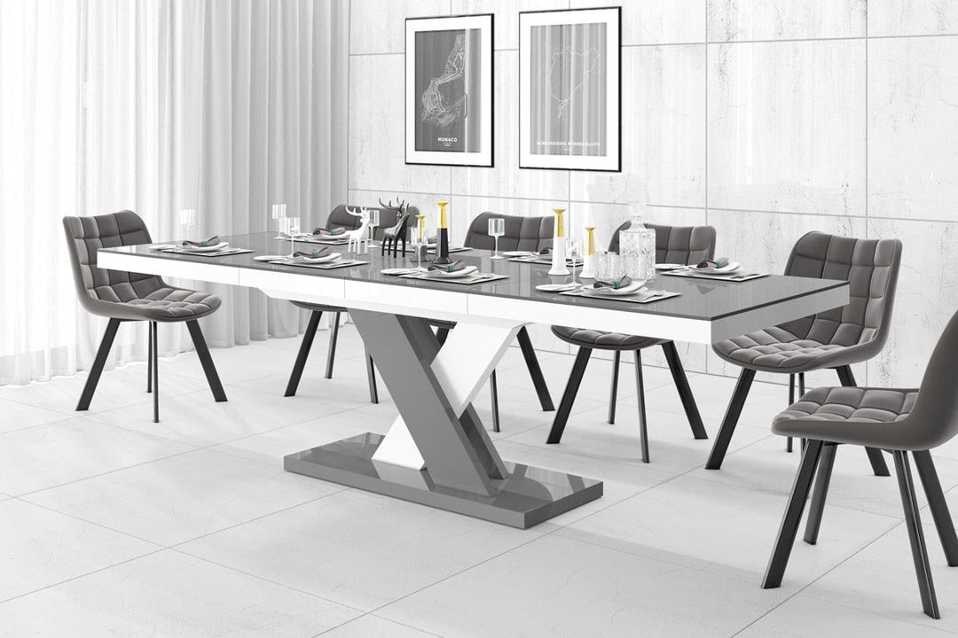 Extendable Dining Table XENNA for up to 10 people