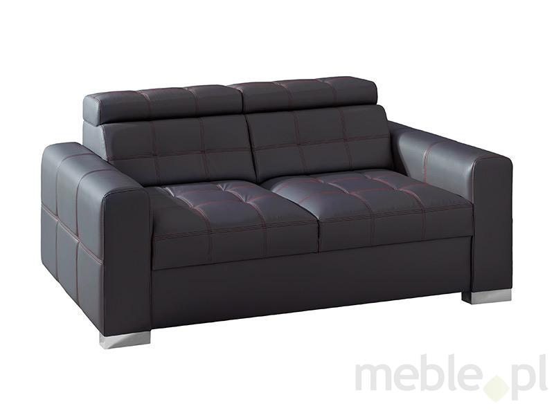Loveseat IRYS 2 Black/ Red stiches