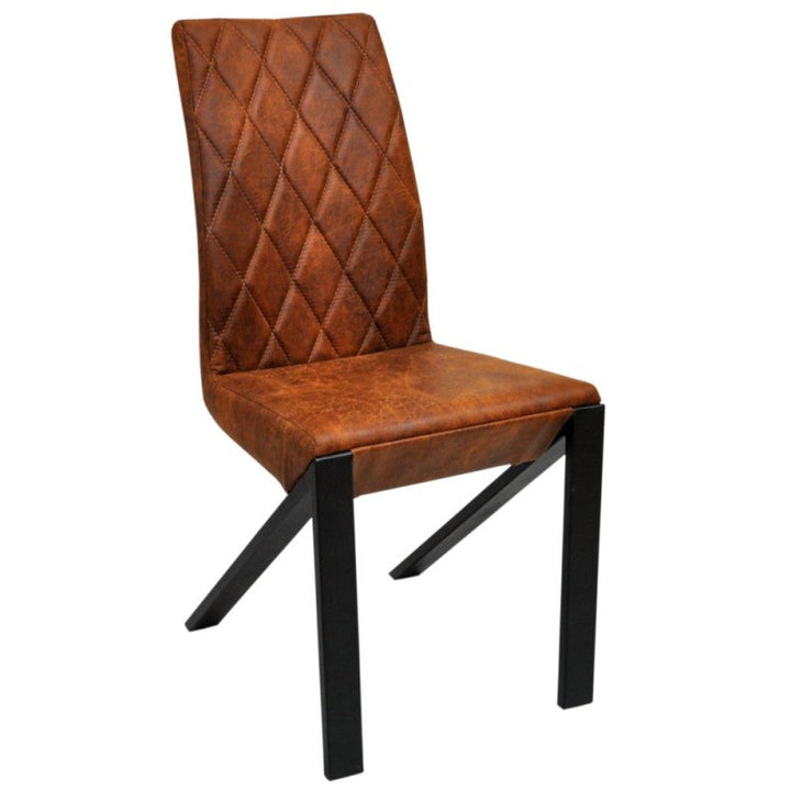 IRVIN Leather Chair, set of 2