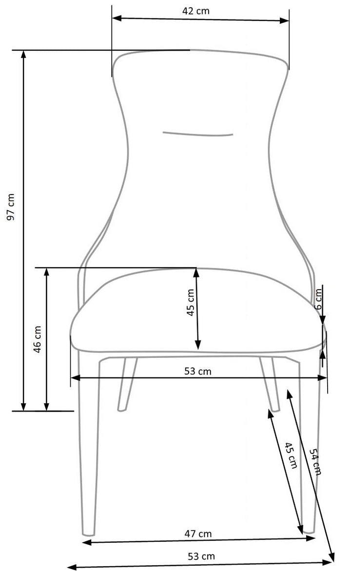 GAIA Dining Chairs, set of 2
