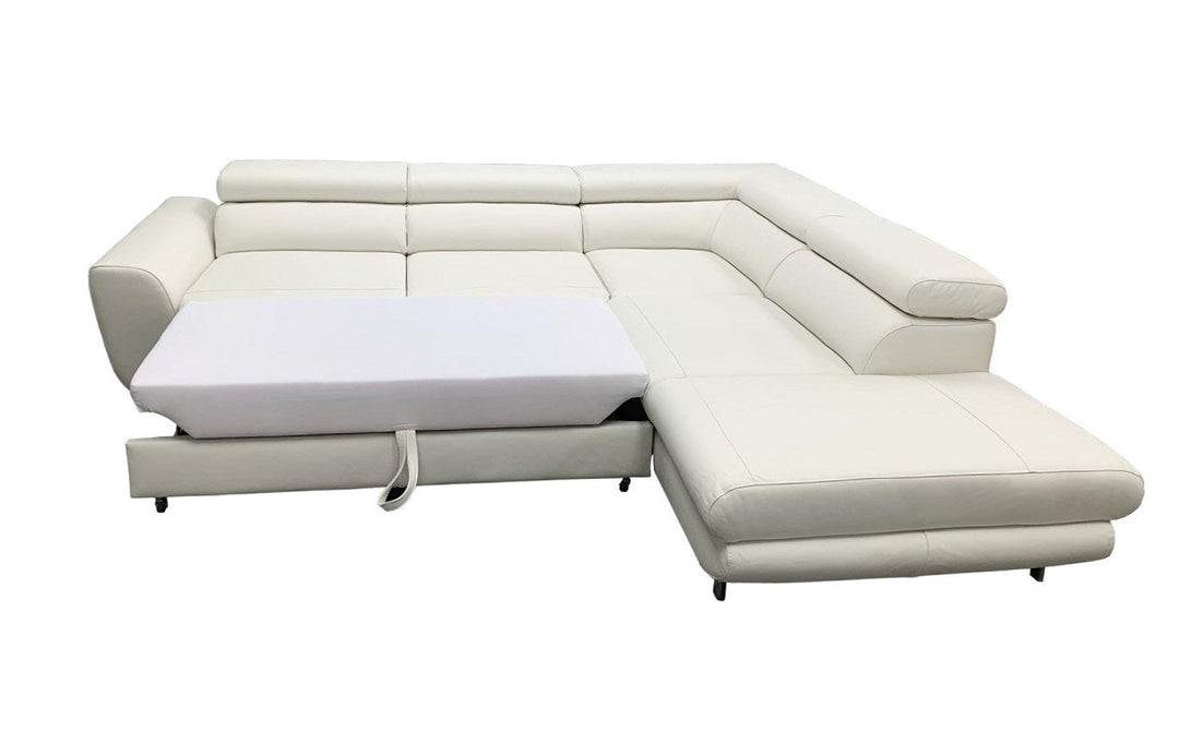 Leather Sectional Sleeper Sofa PIANO