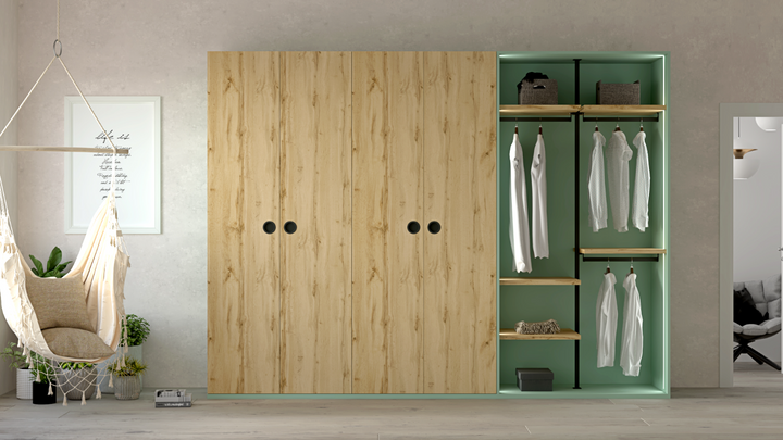 Rupit 4 door Wardrobe AR010