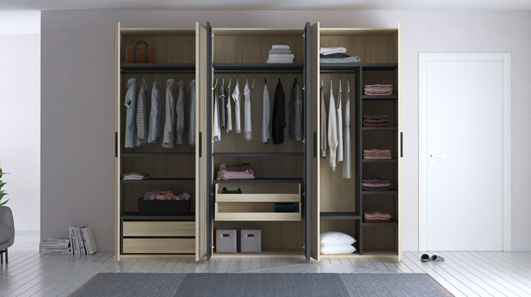 Ribadesella Six-Door Wardrobe AR018