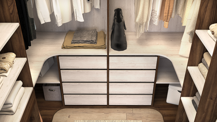 Teruel Walk-In Closet U-Shape AR024