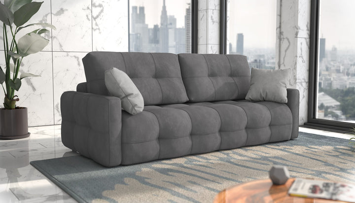 Astrid Grey Sofa Bed with Storage