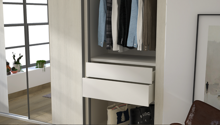 Rosalía Built in a wall 3- sliding door Wardrobe AV004