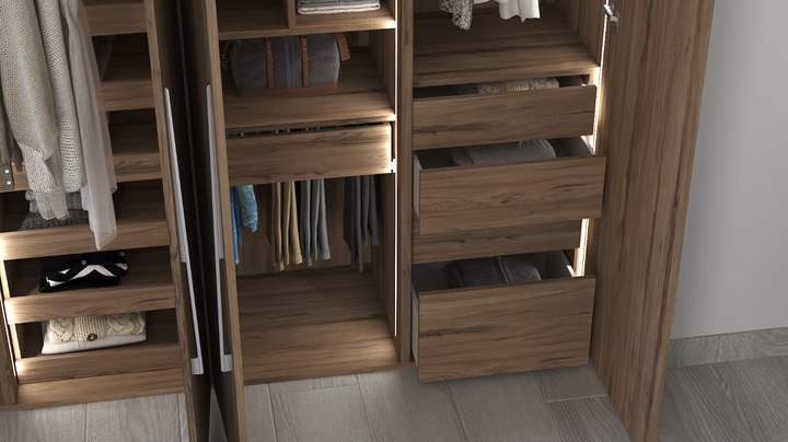 Lastres 4-Door Wardrobe AV013