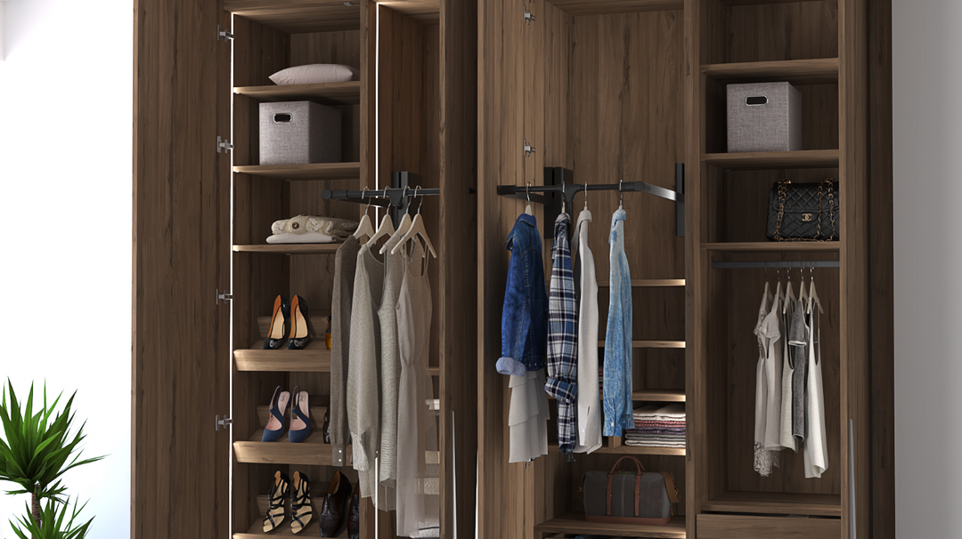 Lastres 4-Door Wardrobe AV013