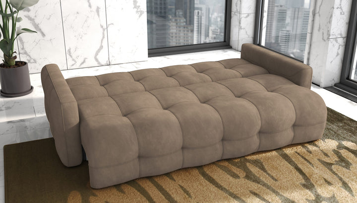 Astrid Beige Sofa Bed with Storage