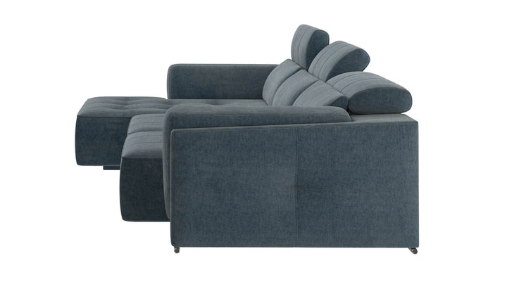 Bilbao Midnight Blue Sectional Sofa Left Chaise