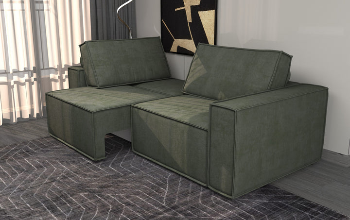 Gerda Verde Green Queen Sofa Bed