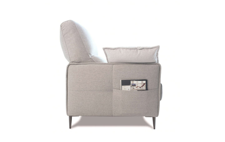 Malaga Light Grey Compact Sofa