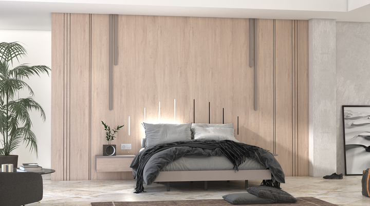 Siesta Bedroom Set: Tranquil Modernity ZN019