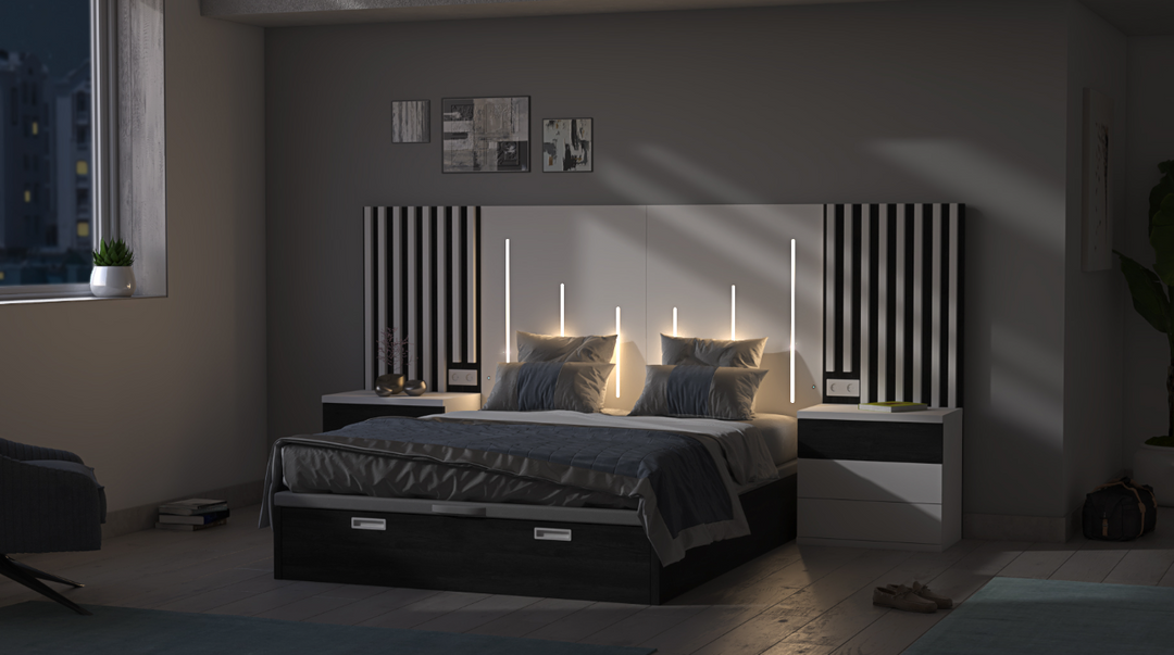 Navarro Bedroom Set: Sleek Sophistication ZN020