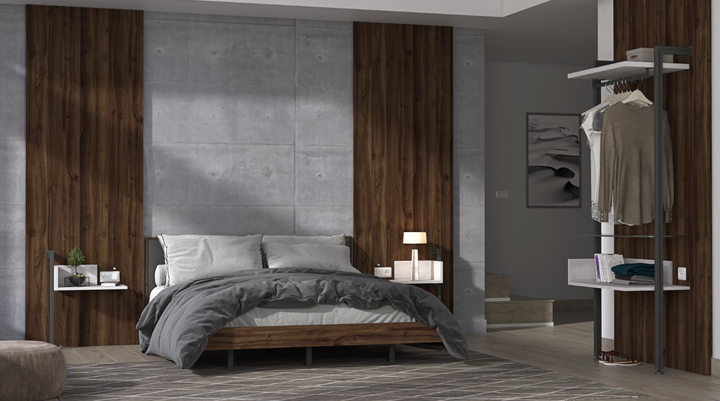 Verano Bedroom Set: Industrial Chic ZN021