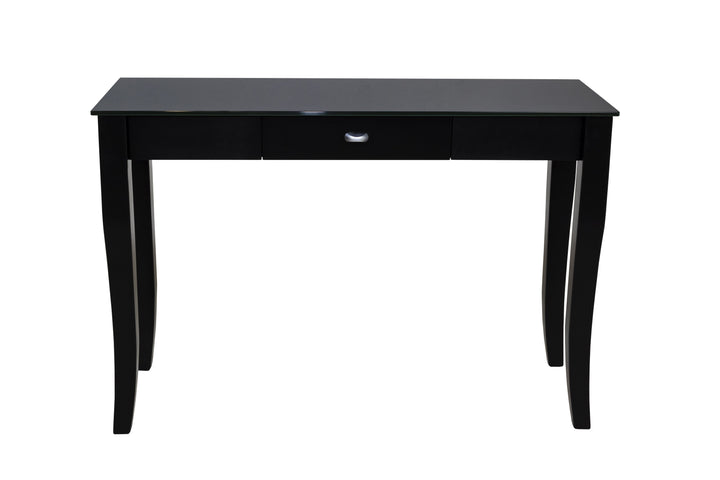 Black Console Table FINEZIA with drawer