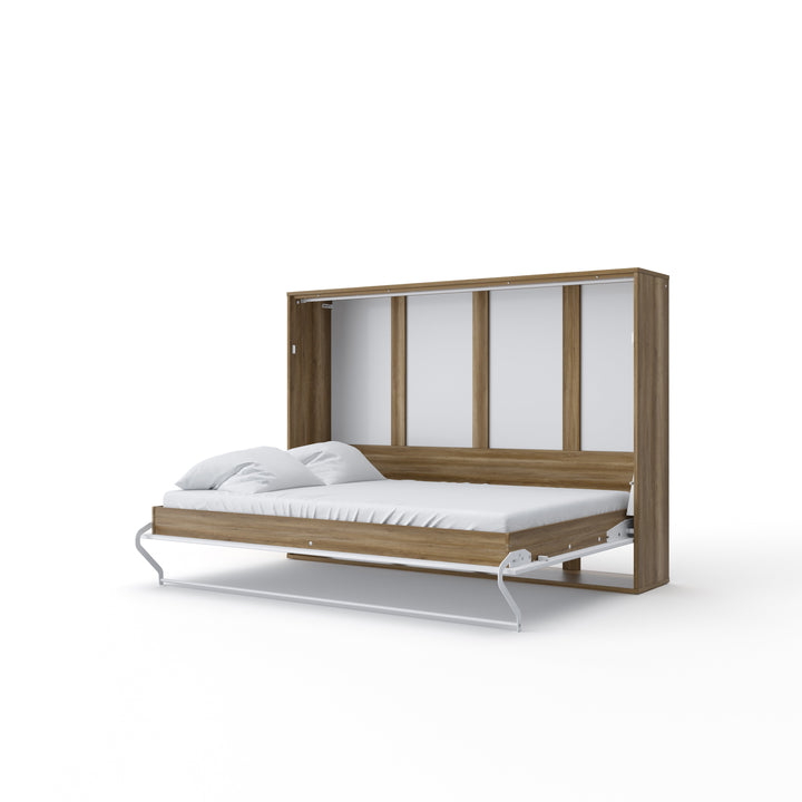 Horizontal Murphy Bed INVENTO, European Full XL Size with mattress