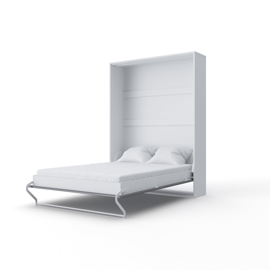 Vertical Murphy Bed Invento , European Full XL Size with mattress