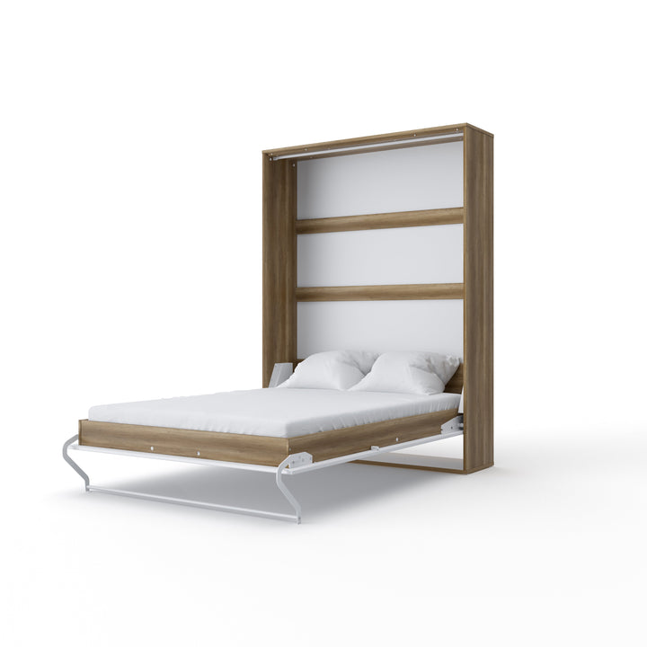 Vertical Murphy Bed Invento , European Full XL Size with mattress