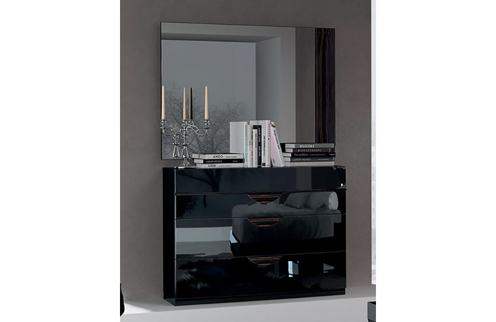 Livorno Range Black Modern 120 Dresser
