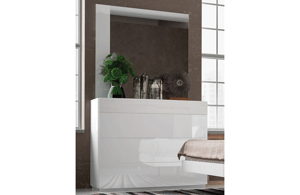 Amalfi White Modern Single Dresser