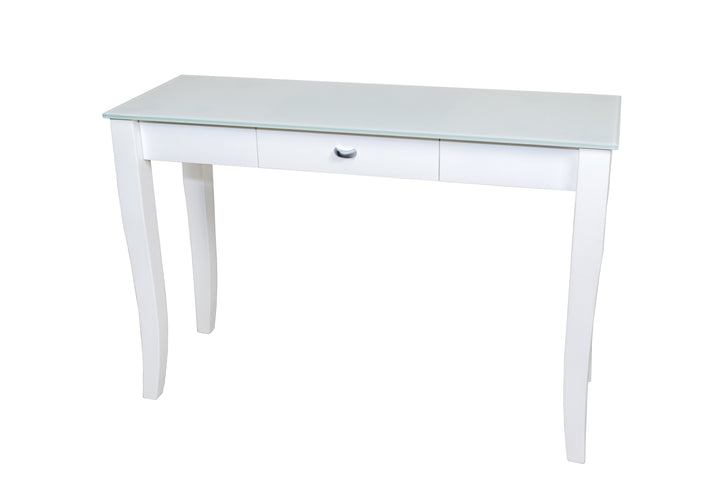 White Console Table FINEZIA with drawer