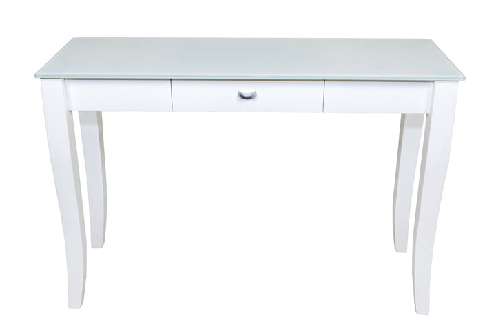 White Console Table FINEZIA with drawer