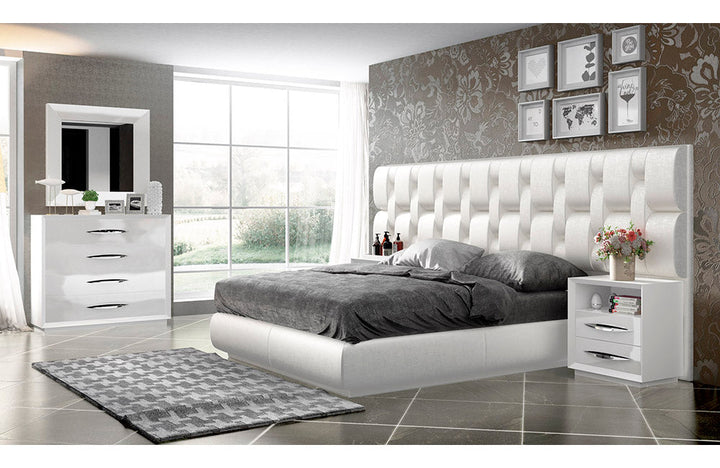 Emporio White Bed