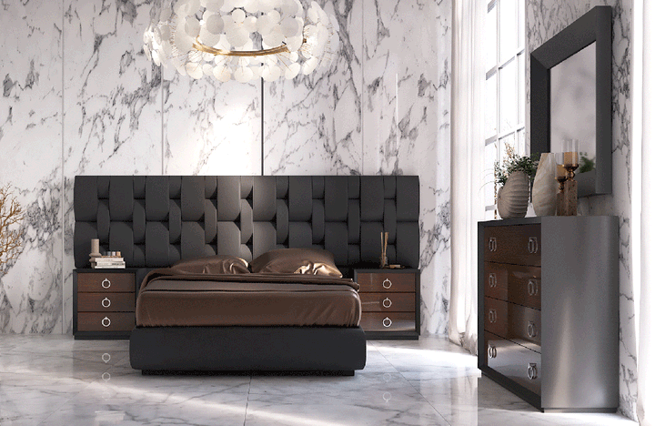 Emporio Black Bed
