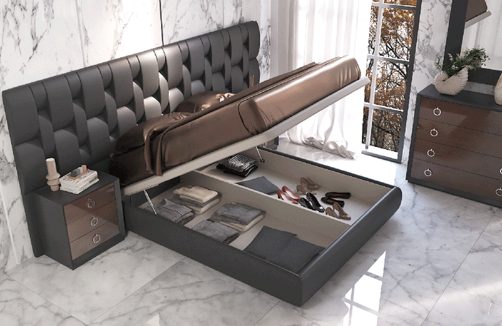 Emporio Black Bed