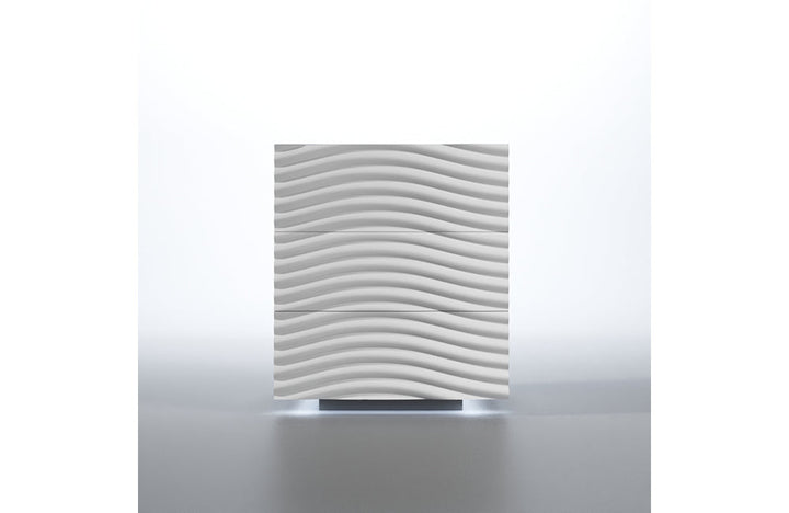 Wave Nightstand White