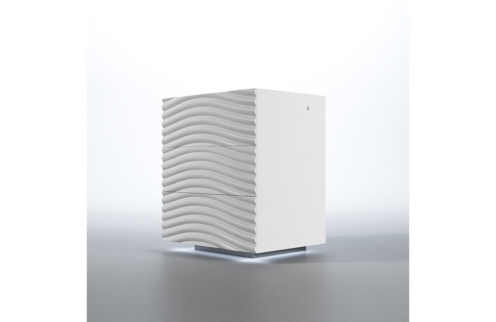 Wave Nightstand White