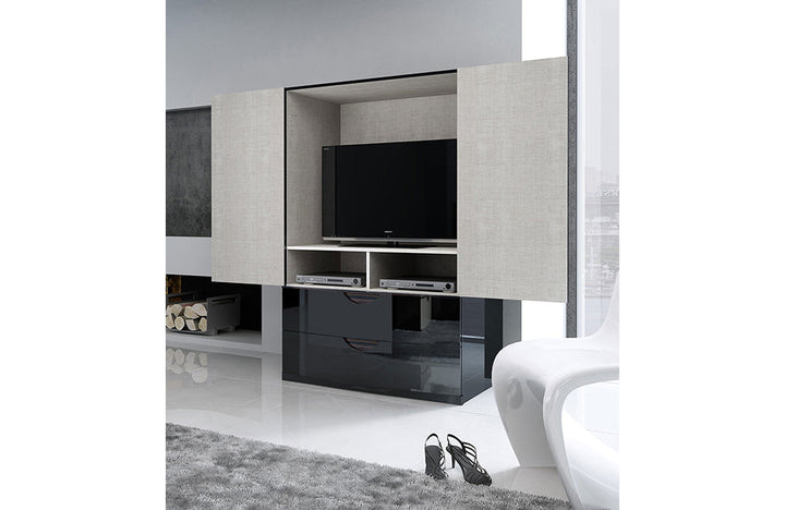 Livorno Range Black Modern Wardrobe