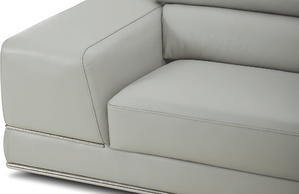 1576 Sectional Sofa Right by Kuka Grey