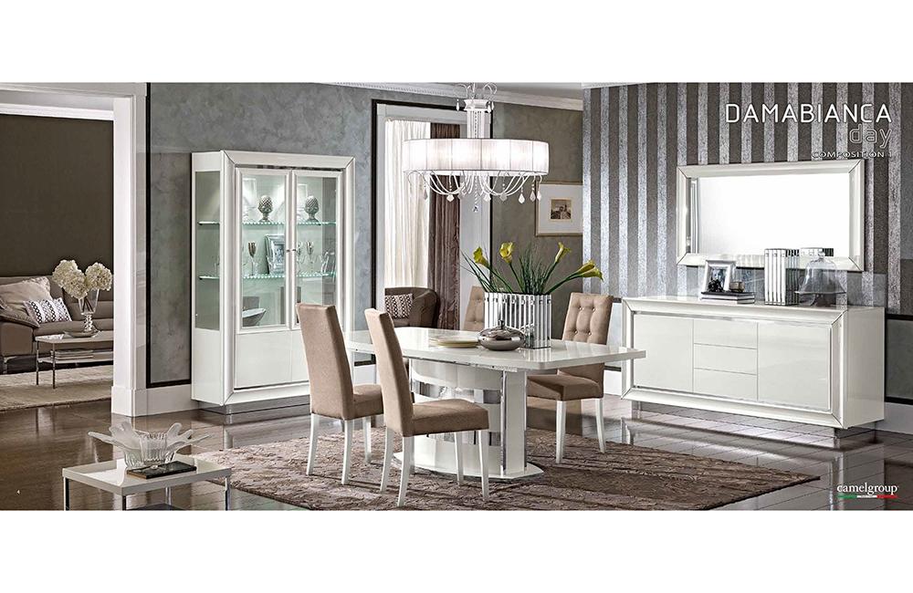 Nuvola White Dining Set