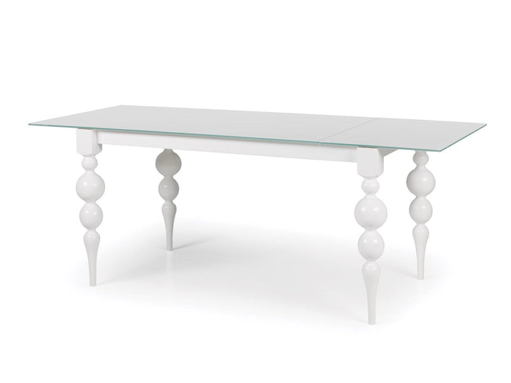 Laurel Glass Top Dining Table