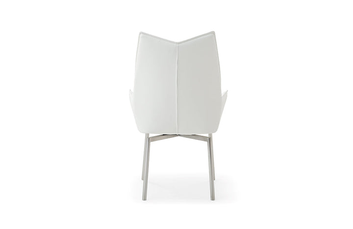 1218 swivel dining chair White