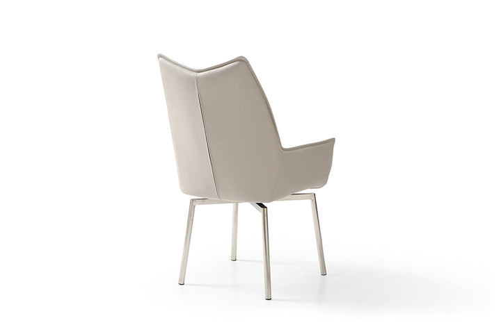 9188 Table with 1218 swivel grey taupe chairs
