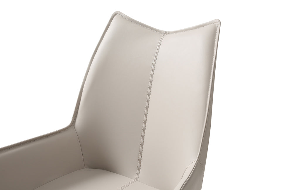 9188 Table with 1218 swivel grey taupe chairs