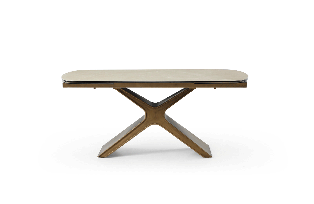 9368 Table Taupe with 1287 chairs