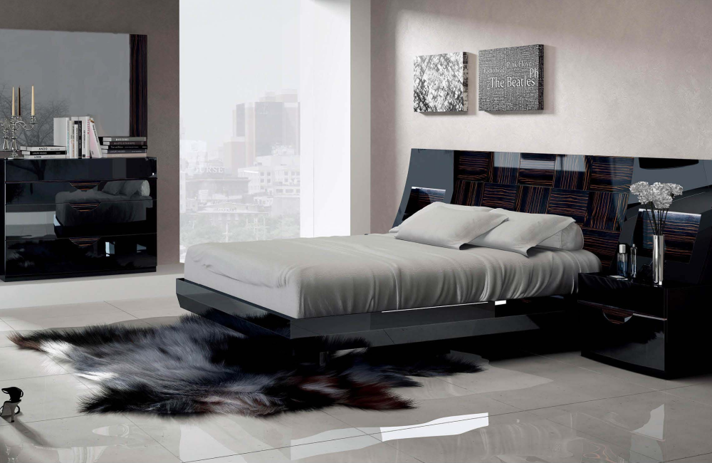 Livorno Range Black Modern Bedroom