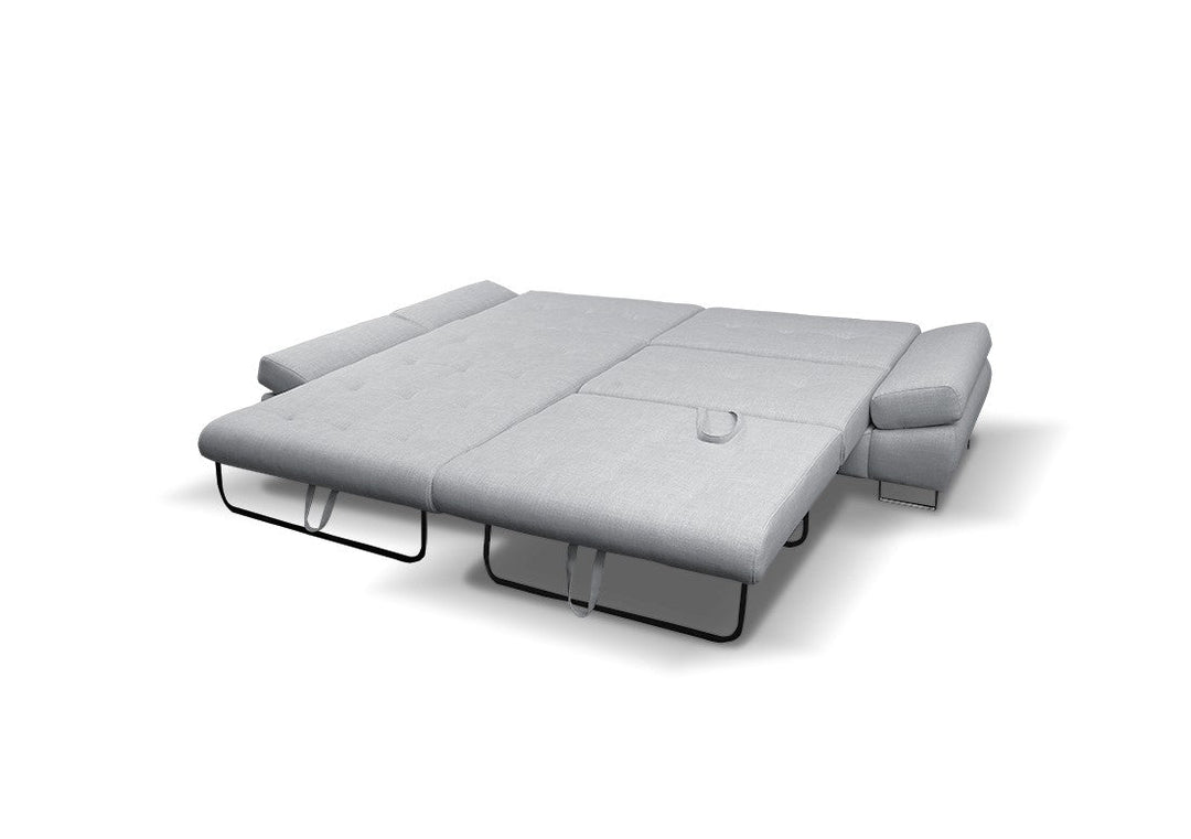 GREY Sectional Sleeper Sofa