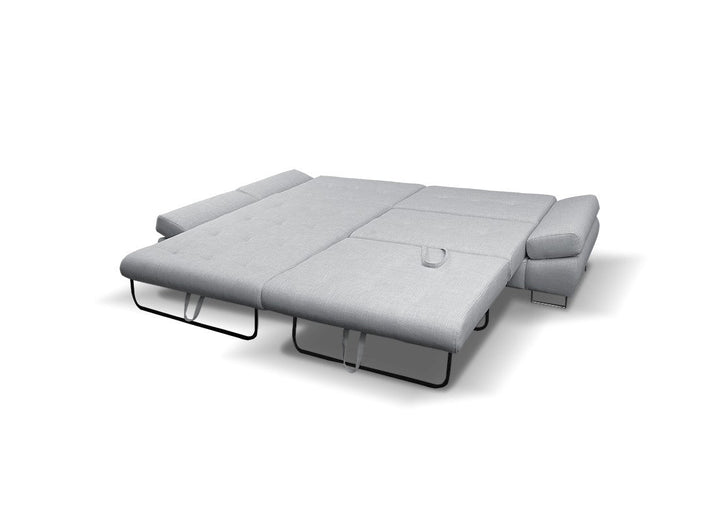 GREY Sectional Sleeper Sofa