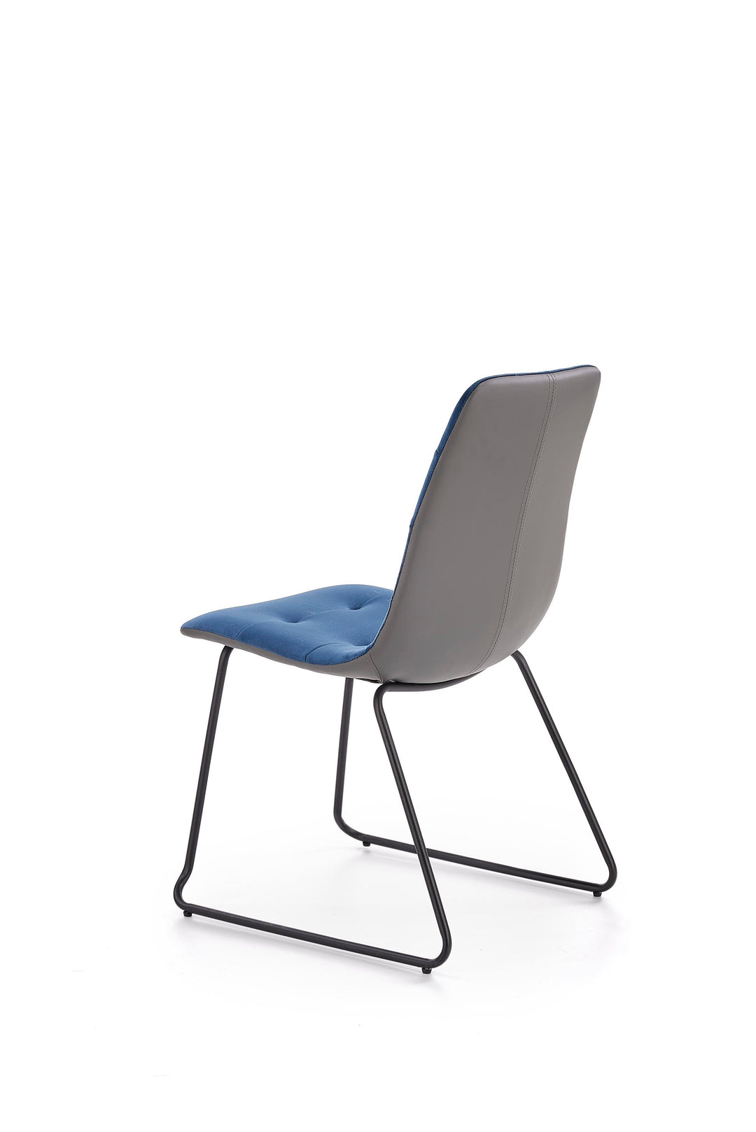Dining Set XENA 7 pcs. modern glossy Dining Table with 2 self-storing leaves plus 6 chairs