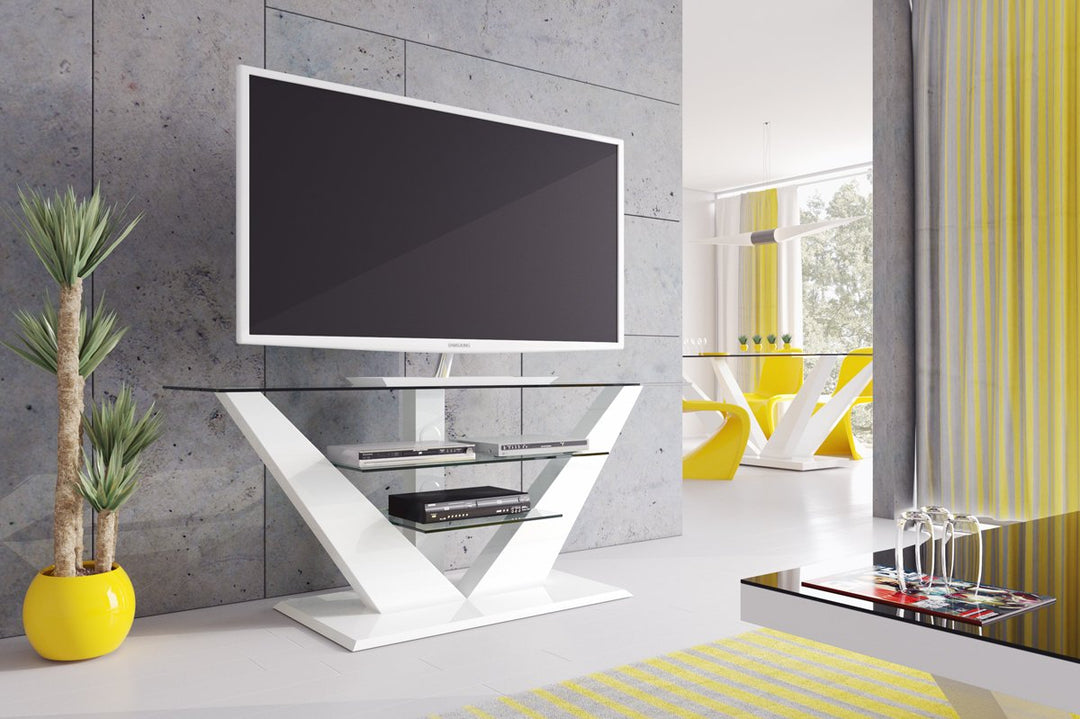 Floor TV Stand LUNA for up to 65 inch TV's with LED