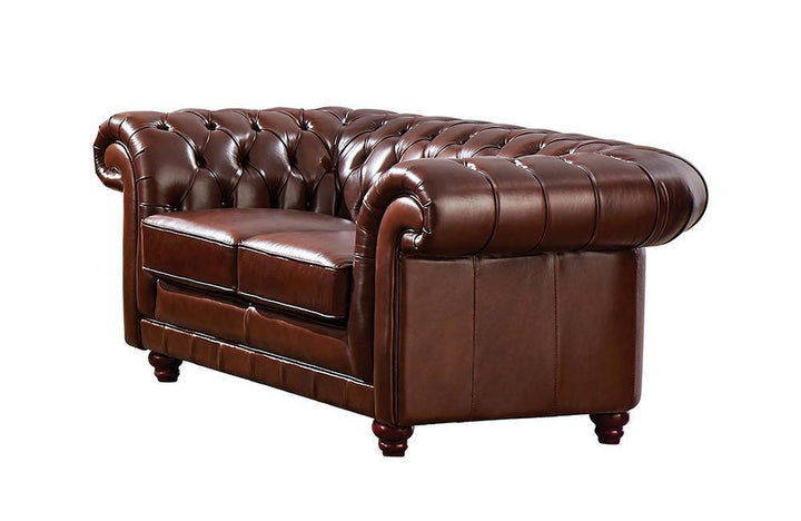 Conner Modern Leather Sofa Set