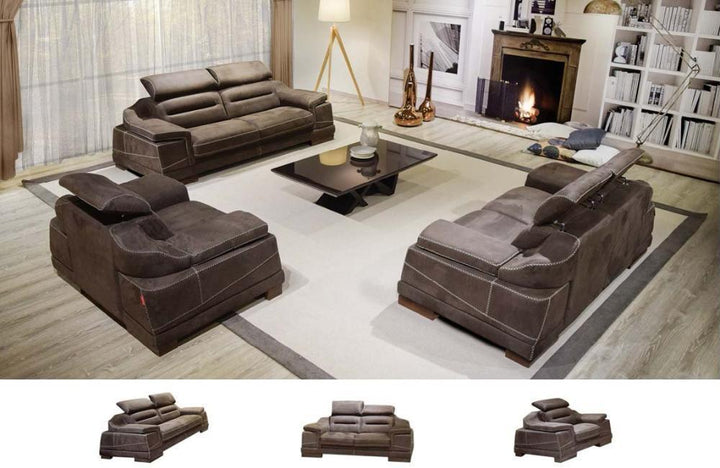 Margaret Modern Fabric Sofa Set